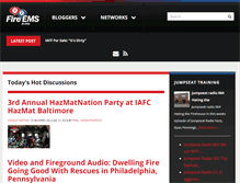Tablet Screenshot of fireemsblogs.com
